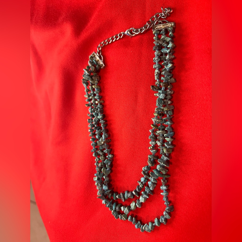 Elegant Green Stone Necklace